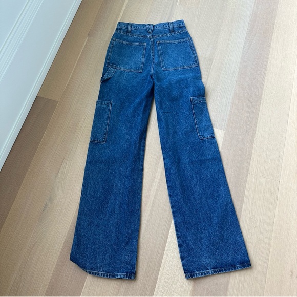 GRLFRND Elyse Trouser Cargo Jean in Crissy Field, Size 24. - Picture 10 of 12